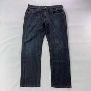 Agave Denim Jeans Mens‎ 35 Blue Dark Wash No. 12 Athletic Fit Leucadia Flex USA